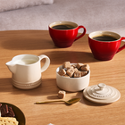 Ensemble de pot &agrave; cr&egrave;me et sucrier classiques